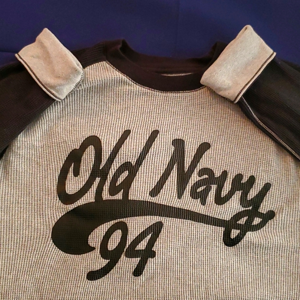 🥨2 for$20 Old Navy Mens Waffle Knit Thermal Long Sleeve Shirt Large